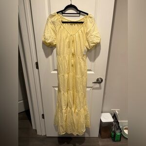Sunny Yellow Maxi Dress
